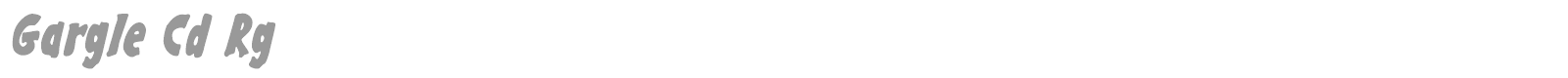 Gargle font preview